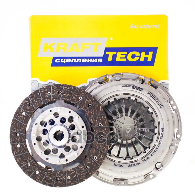 

Комплект Сцепления Renault Kangoolagunameganenissan 1.5dci 05- Krafttech W01225e9 KraftTec