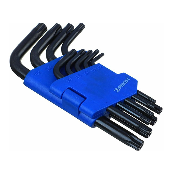 РОКОТ Набор ключей TORX-профиль 9пр. (50х3мм-125х9мм)