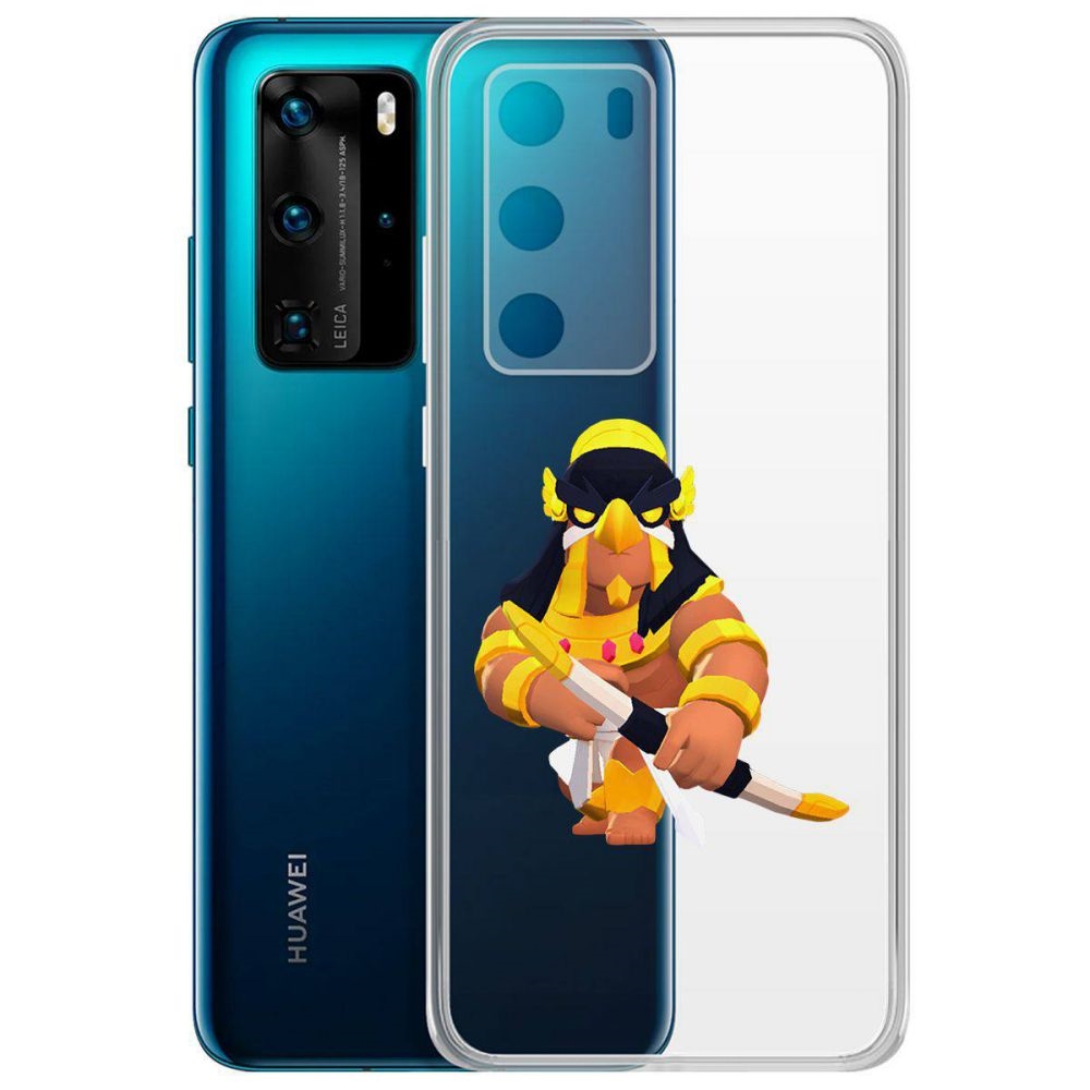 

Чехол-накладка Brawl Stars-Бо Хорус для Huawei P40
