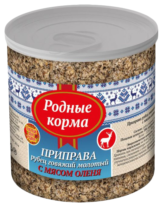 фото Лакомство для собак родные корма, рубец, оленина, 50г