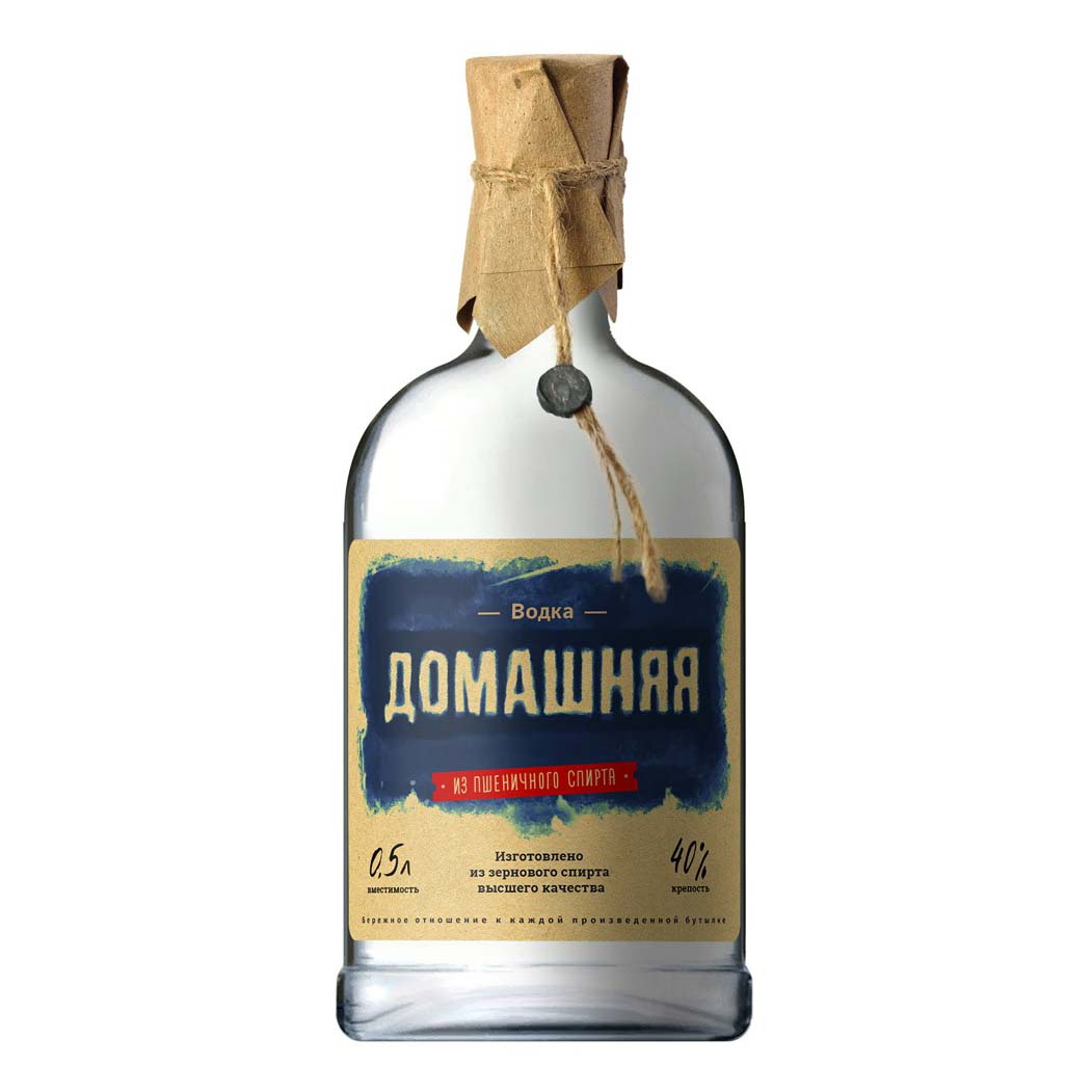

Водка Питейный дом Домашняя 40% 0,5 л