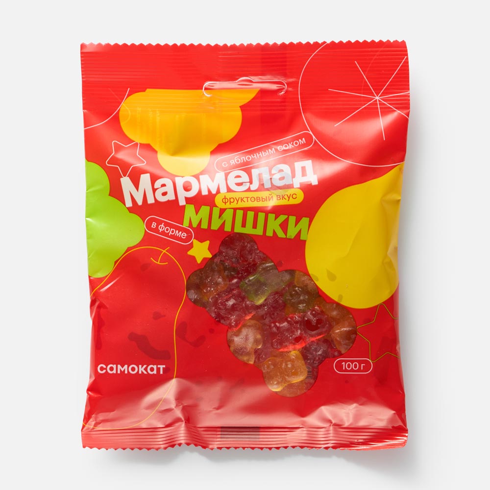 Мармелад Самокат Мишки, жевательный, 100 г