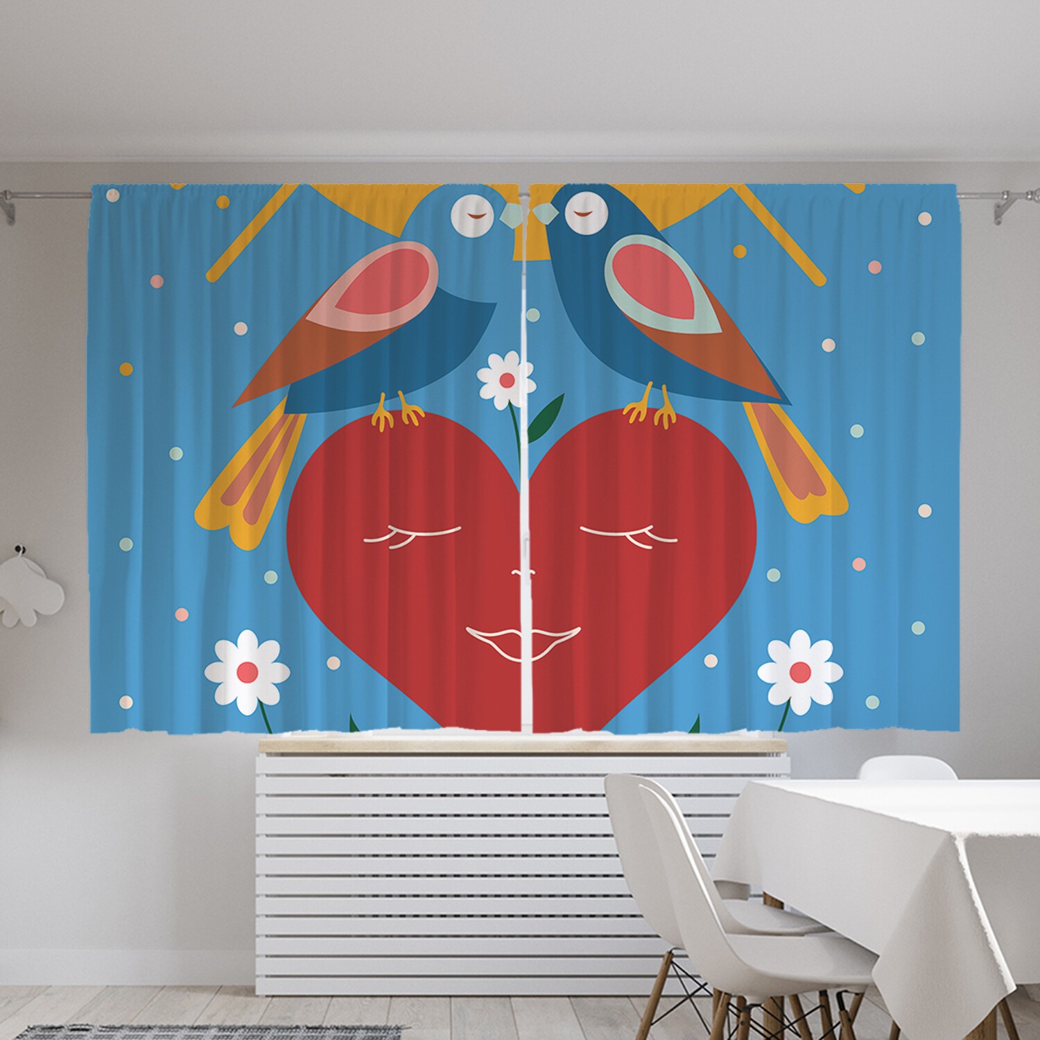 

Фотошторы JoyArty "Весна" 145х180 см 2 полотна ткань Oxford, Весна