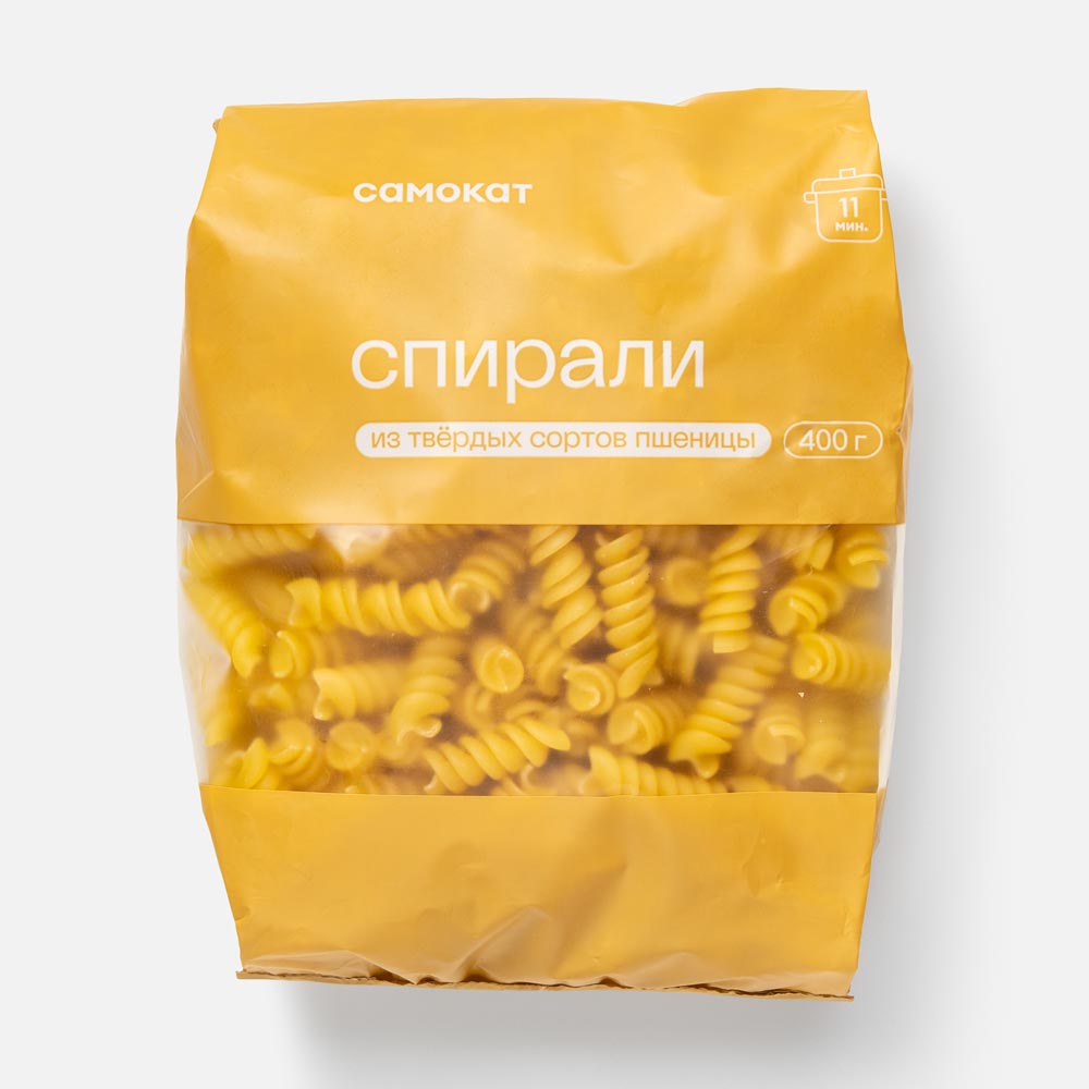 

Макароны Самокат Fusilli, спирали, 400 г