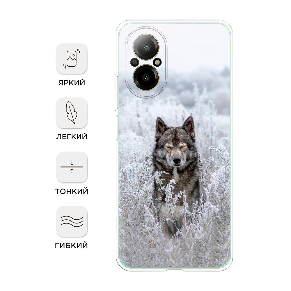 

Чехол Awog на Realme C67 4G "Волк в поле", Белый;черный, 2515750-1