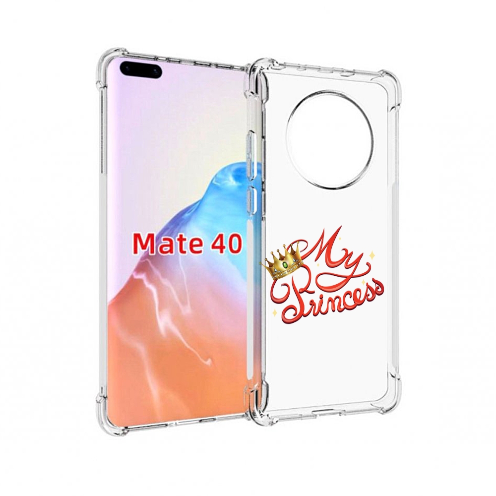 

Чехол MyPads Tocco для Huawei Mate 40 моя-принцесска детский, Прозрачный, Tocco