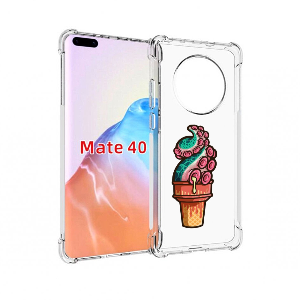

Чехол MyPads Tocco для Huawei Mate 40 мороженное, Прозрачный, Tocco