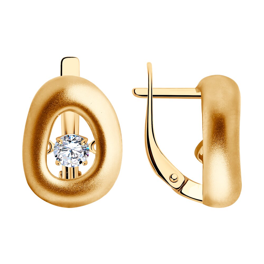 

Серьги из серебра Diamant 93-120-01891-1, фианит, 93-120-01891-1