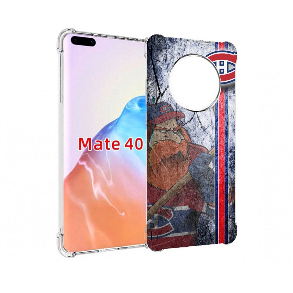 

Чехол MyPads Tocco для Huawei Mate 40 монреаль канадиенс, Прозрачный, Tocco