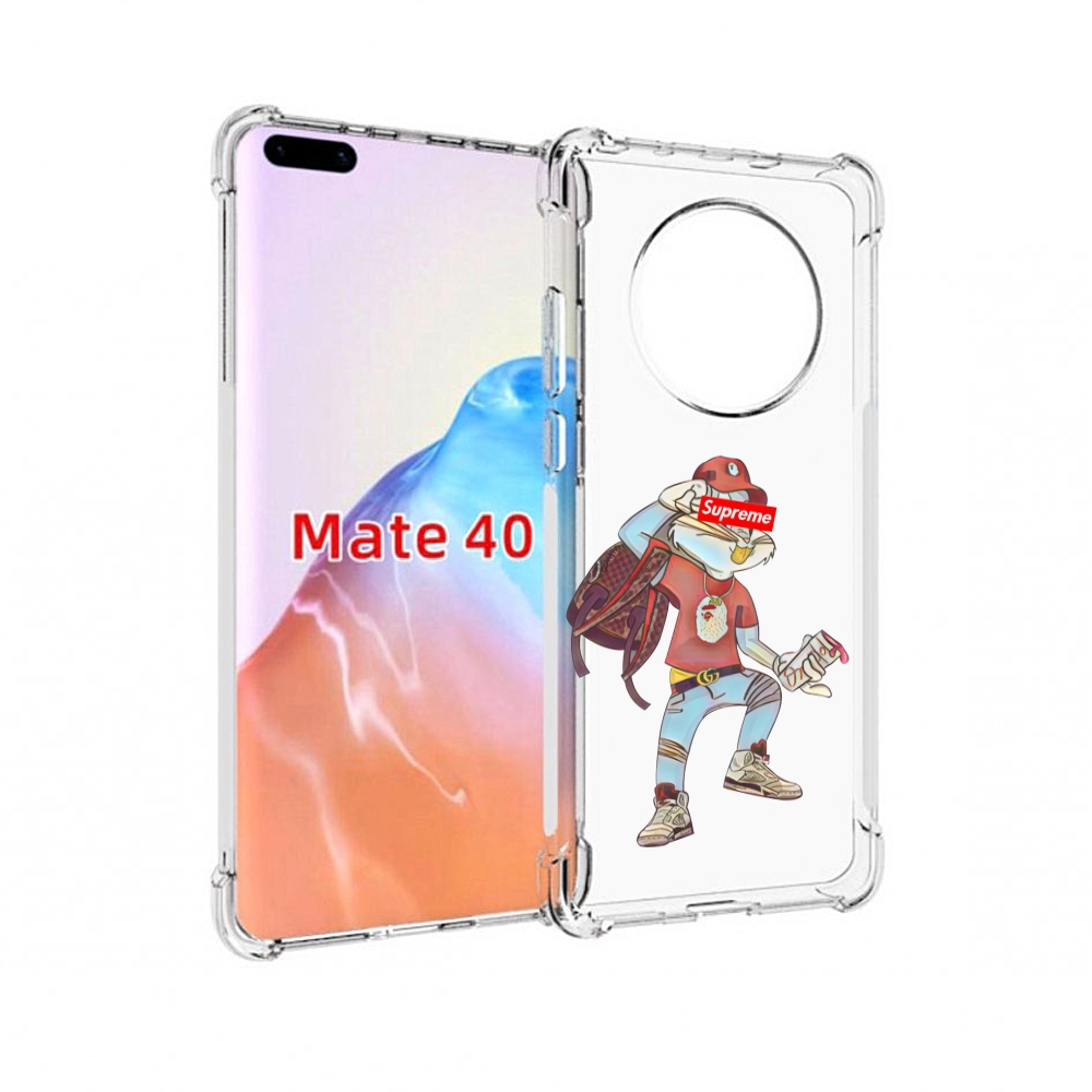 

Чехол MyPads Tocco для Huawei Mate 40 моднявый-заяц детский, Прозрачный, Tocco