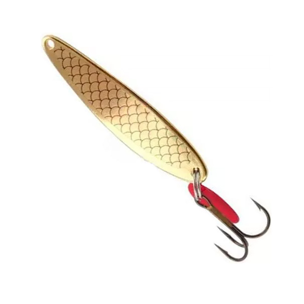 

Блесна зимняя Bay De Noc Swedish Pimple #4 Gold Scale, Золотистый