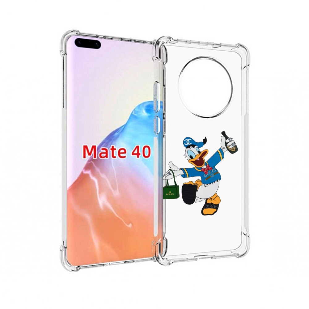 

Чехол MyPads Tocco для Huawei Mate 40 модный-дональд-дак, Прозрачный, Tocco