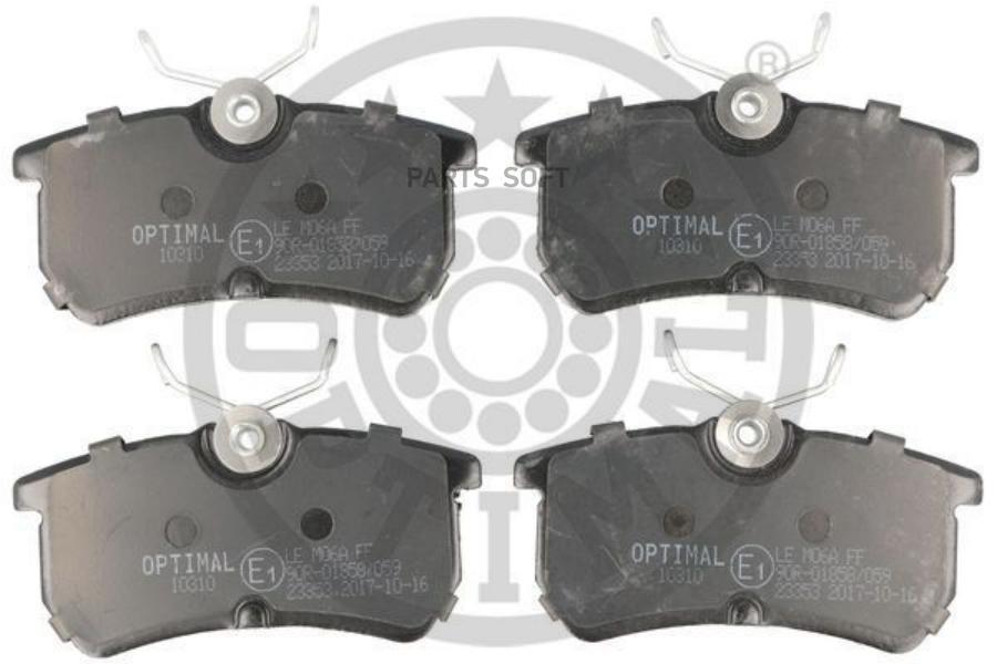 

Тормозные колодки OPTIMAL дисковые для Ford Fiesta V, Focus, Focus Kombi bp10310