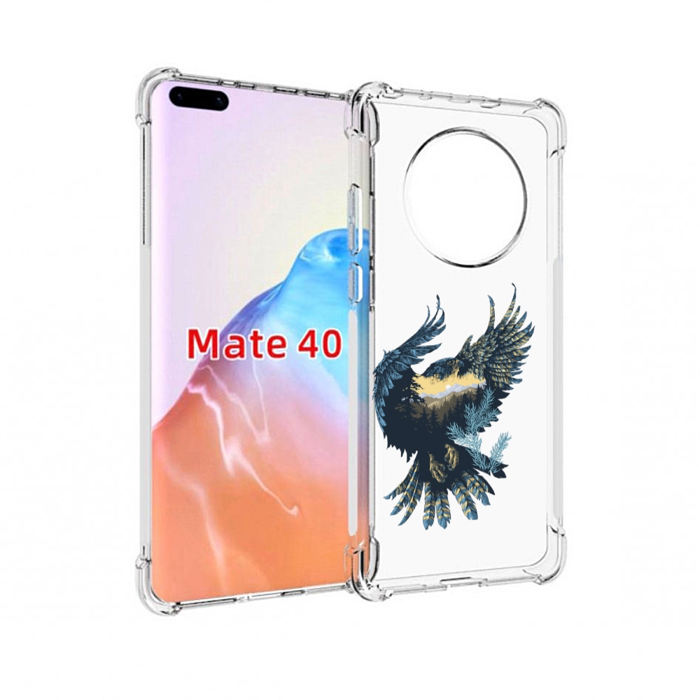 

Чехол MyPads Tocco для Huawei Mate 40 мирок в соколе, Прозрачный, Tocco