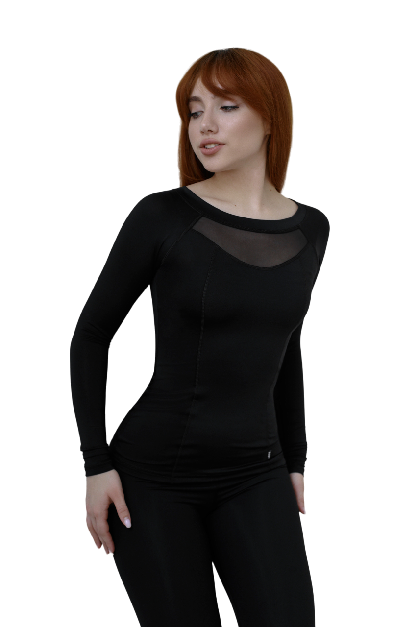 

Лонгслив женский BODY ICON RS-4005 черный XL, RS-4005
