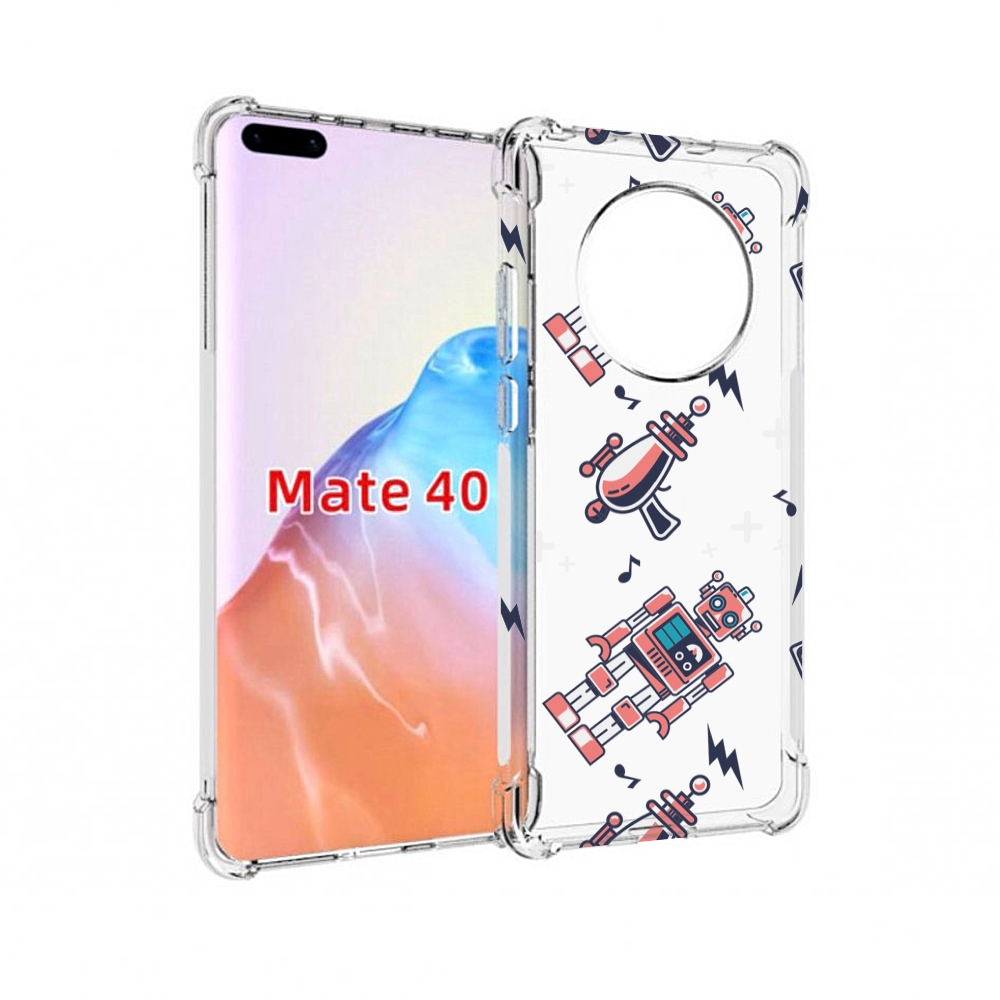 

Чехол MyPads Tocco для Huawei Mate 40 мини-роботы, Прозрачный, Tocco