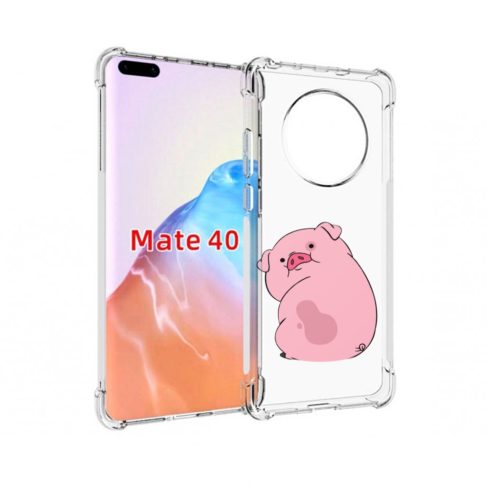 

Чехол MyPads Tocco для Huawei Mate 40 милый-поросенок детский, Прозрачный, Tocco