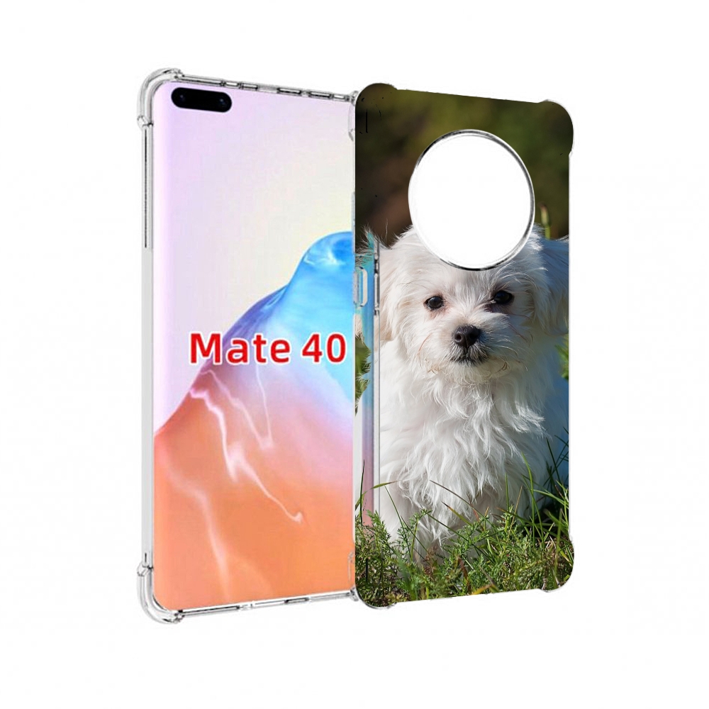 

Чехол MyPads Tocco для Huawei Mate 40 мальтииская-болонка, Прозрачный, Tocco