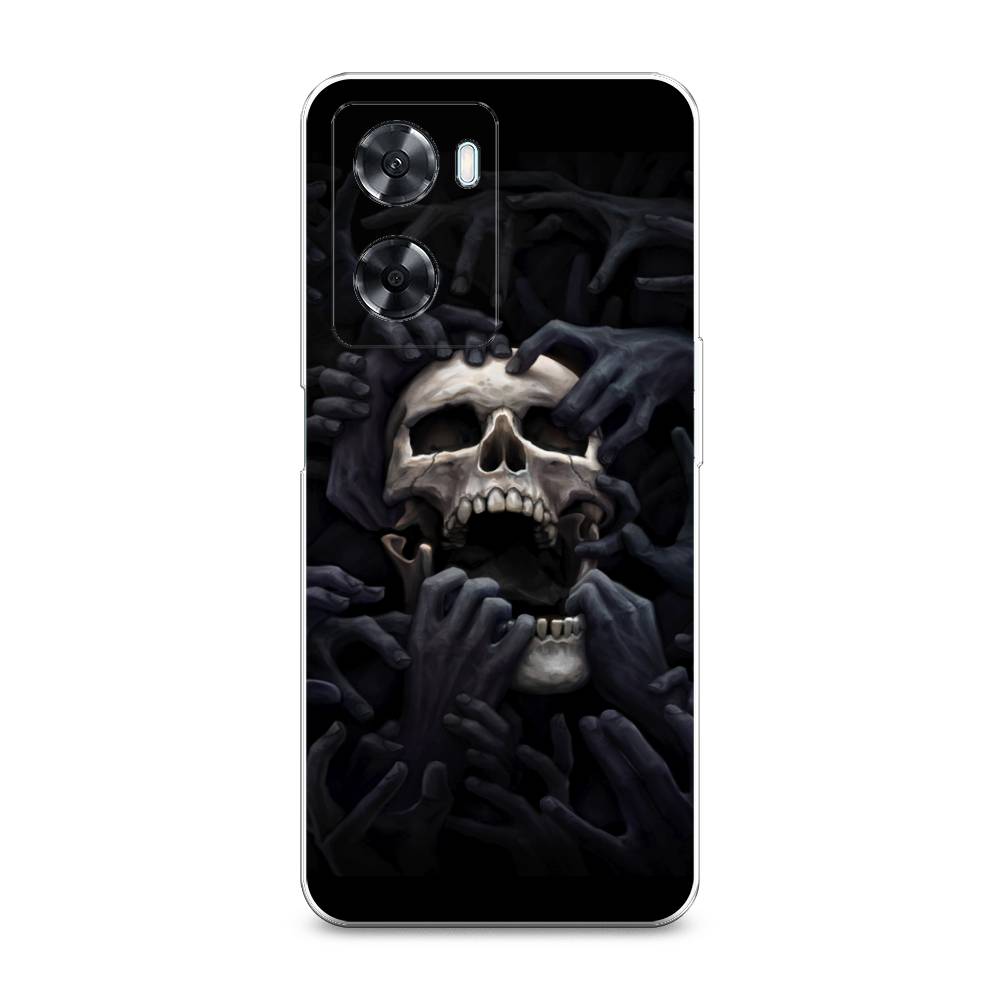 

Чехол Awog на Oppo A77 4G / Оппо А77 4G "Череп 29", Черный;серый, 2511550-9
