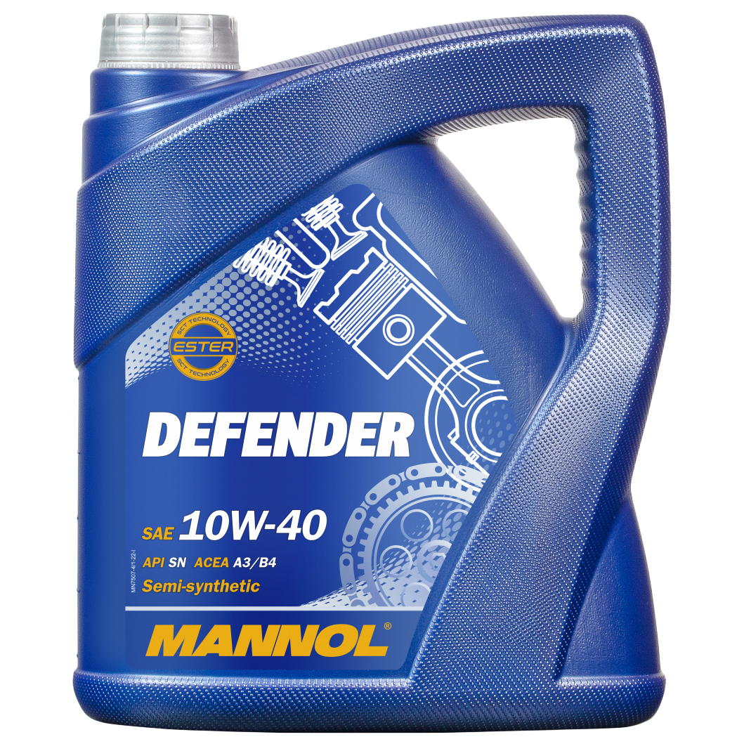 Моторное масло MANNOL полусинтетическое Defender 10w40 4л 100045157725