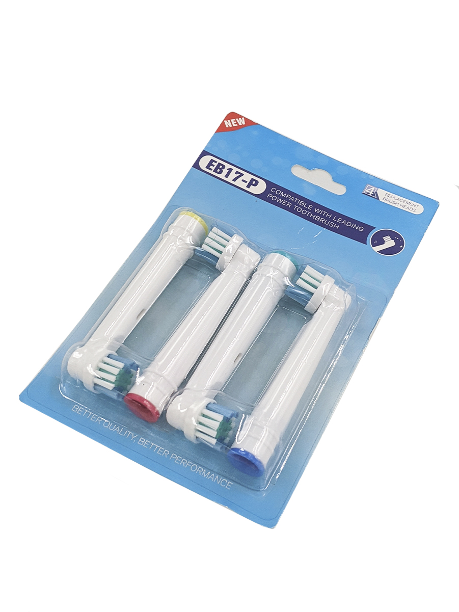 Насадка для электрической зубной щетки URM 4 шт. насадка для электрической зубной щетки titan electronics teldch 001