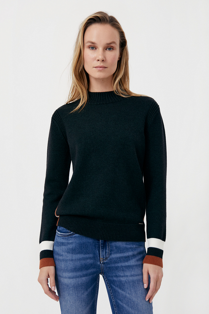 

Джемпер женский Finn Flare зеленый, FAB11160