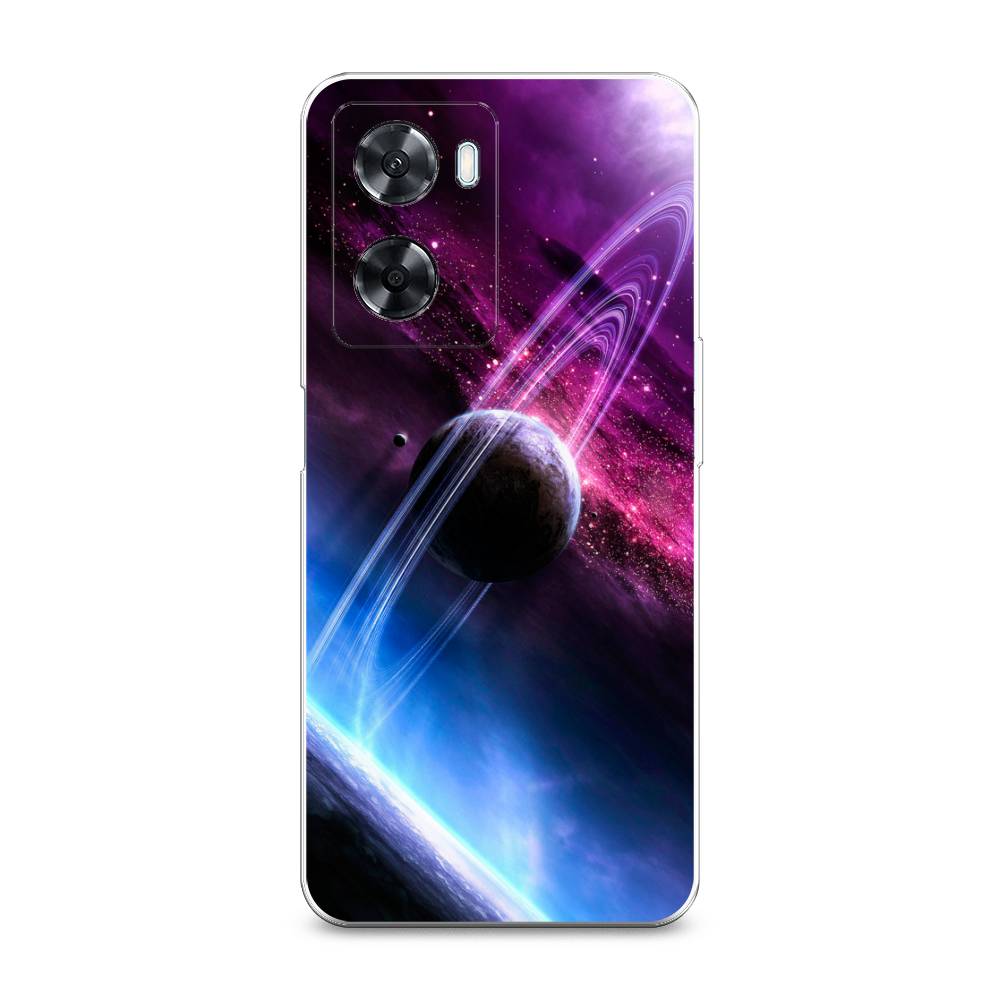

Чехол Awog на Oppo A77 4G / Оппо А77 4G "Космос 17", Черный;фиолетовый, 2511550-4