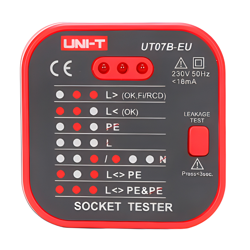 

Тестер розеток UNI-T UT07B-EU, UT07B-EU
