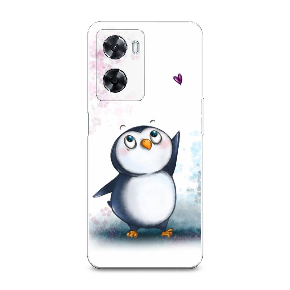 

Чехол Awog на Oppo A77 4G / Оппо А77 4G "Пингвин и сердечко", Белый, 2511550-1
