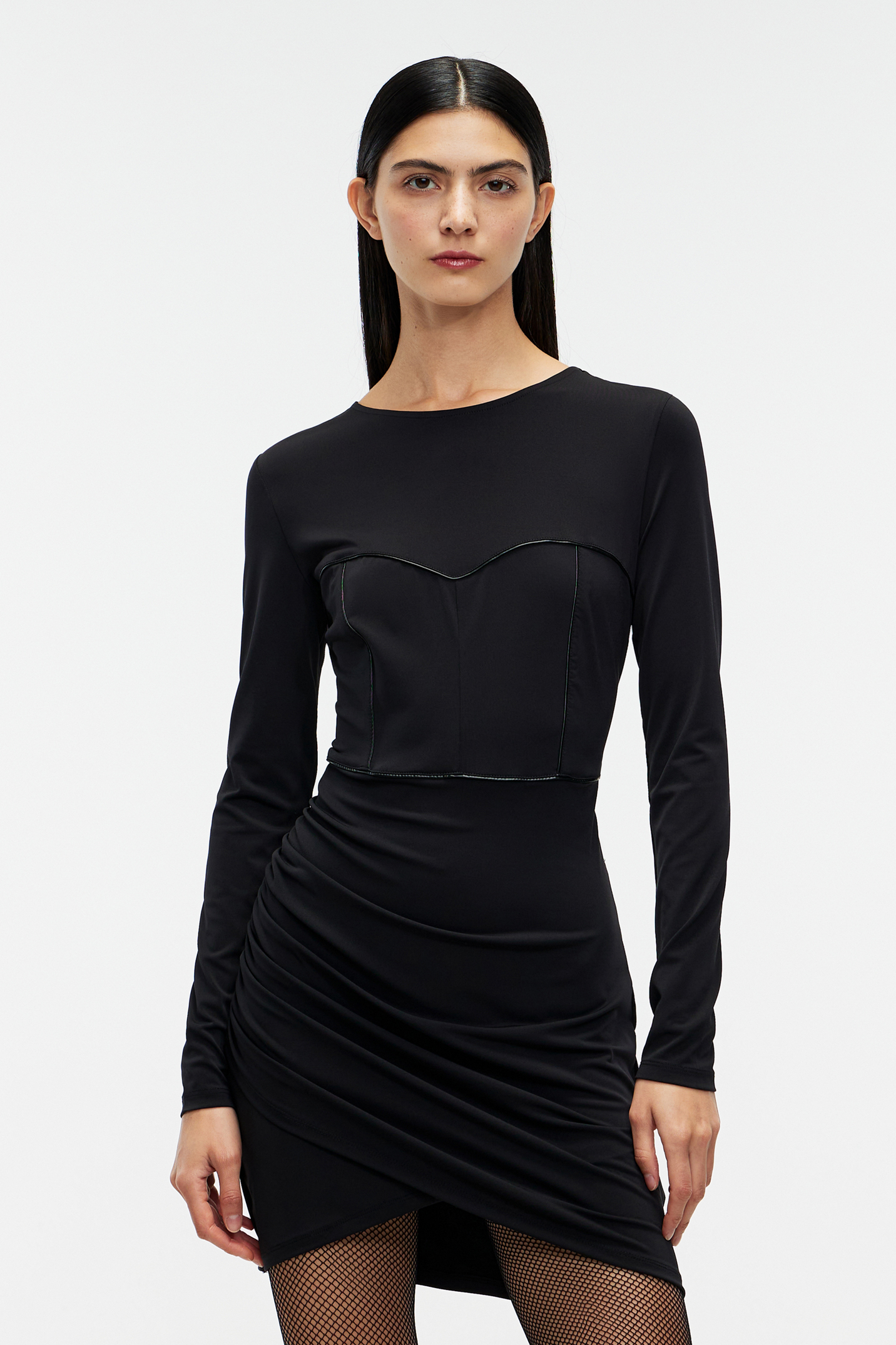

Платье женское Befree 2311062504-50 черное L/XL, 2311062504-50