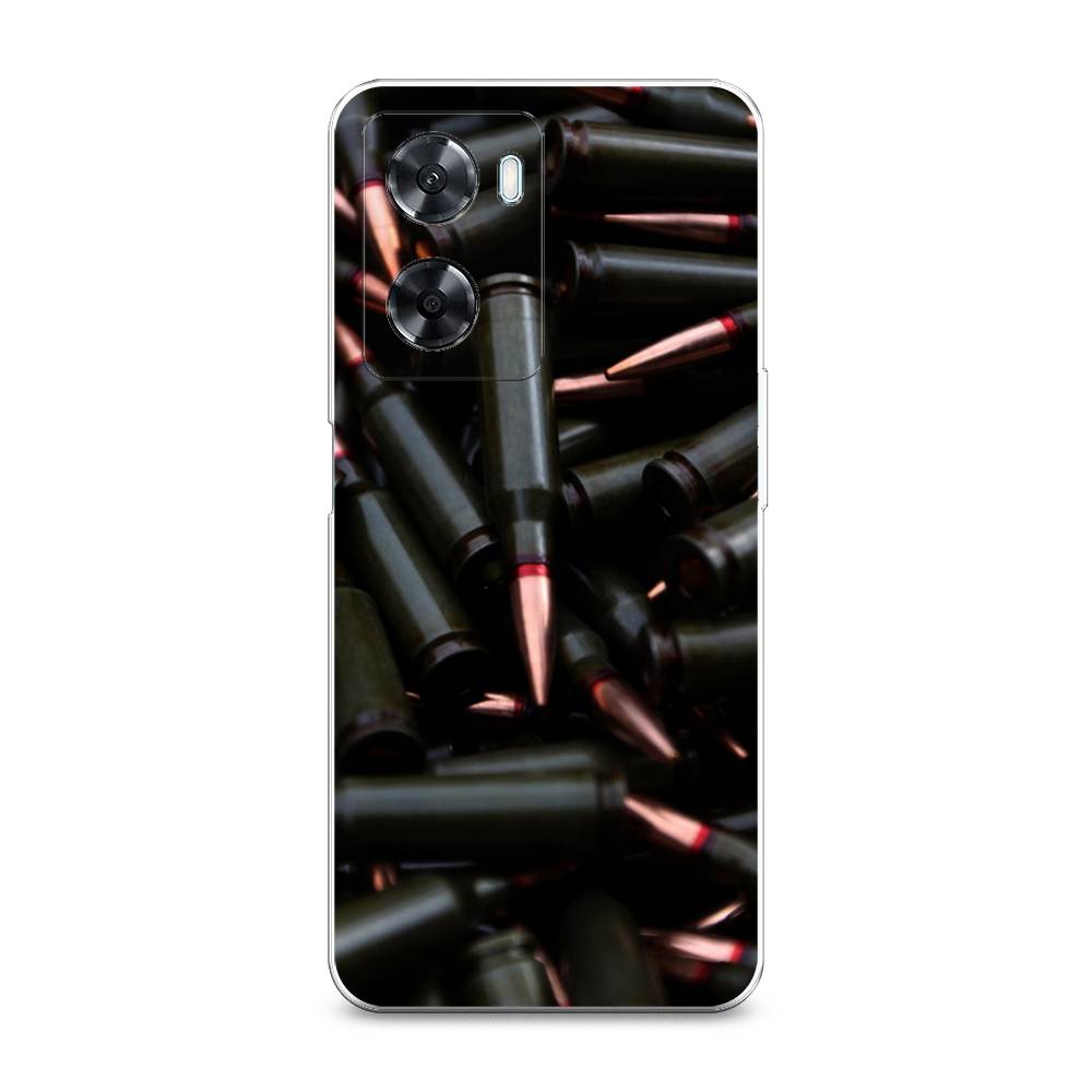 

Чехол Awog на Oppo A77 4G / Оппо А77 4G "Пули черные", Черный;коричневый, 2511550-5