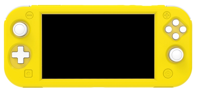 фото Силиконовый чехол silicon case yellow желтый dobe (tns-19099) (switch lite)