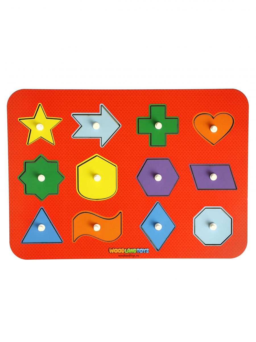 

WoodLand Toys Монтессори геометрия 2, Монтессори геометрия 2