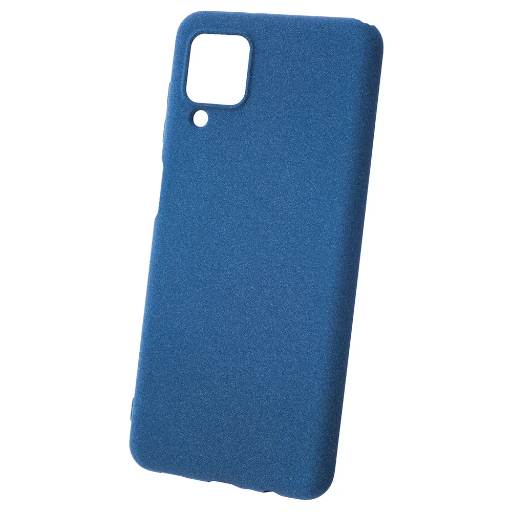 фото Чехол newlevel fluff tpu blue для samsung galaxy a12