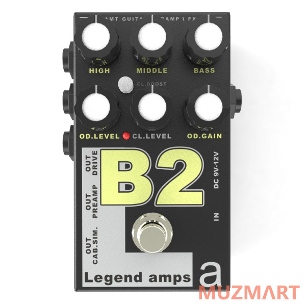 

AMT Electronics B-2 Legend Amps 2 Двухканальный гитарный предусилитель
