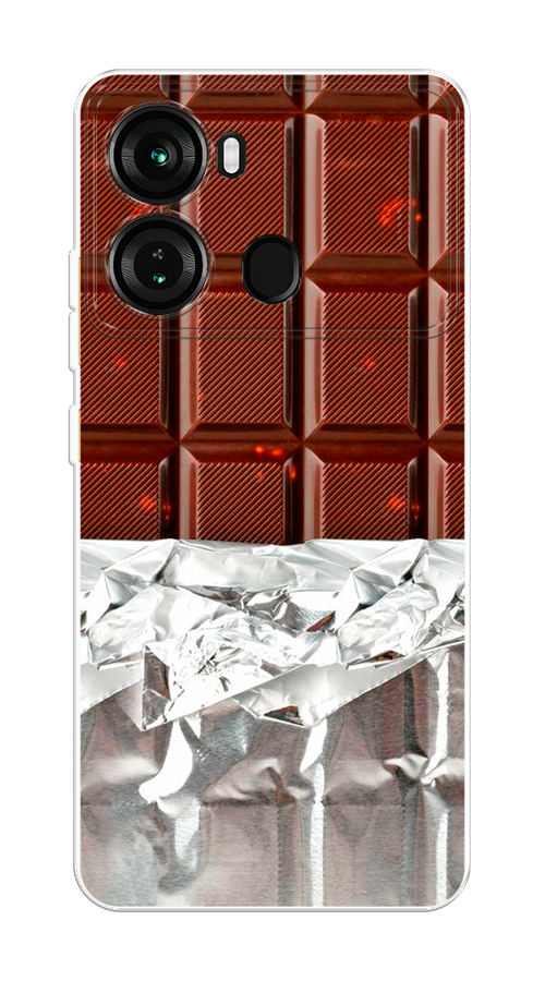 

Чехол на Itel P40 "Шоколад в обертке", Коричневый, 3201350-1