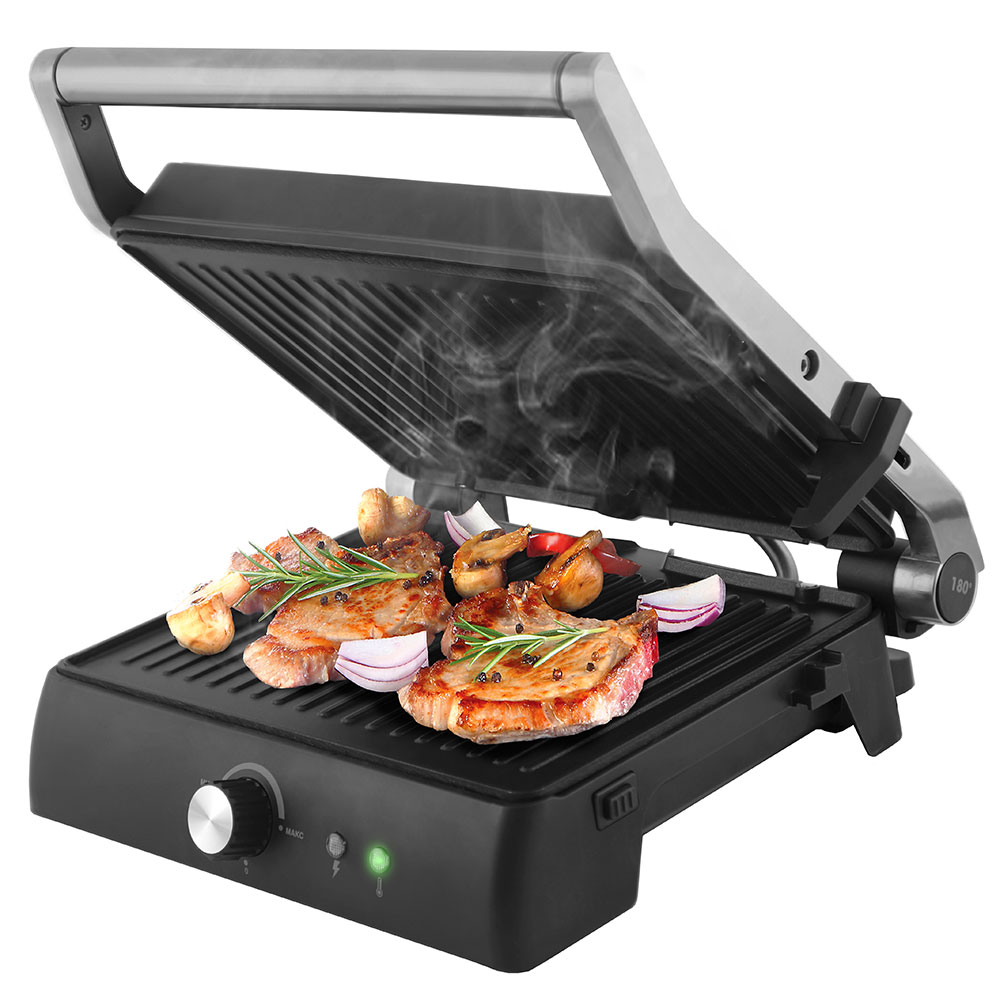 

Гриль Endever Grillmaster 225 Silver/Black, Серебристый;черный, Grillmaster 225