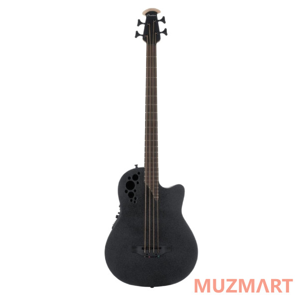 Ovation B778TX-5 Bass Elite T Mid Cutaway Black Textured Электроакустическая бас-гитара (К