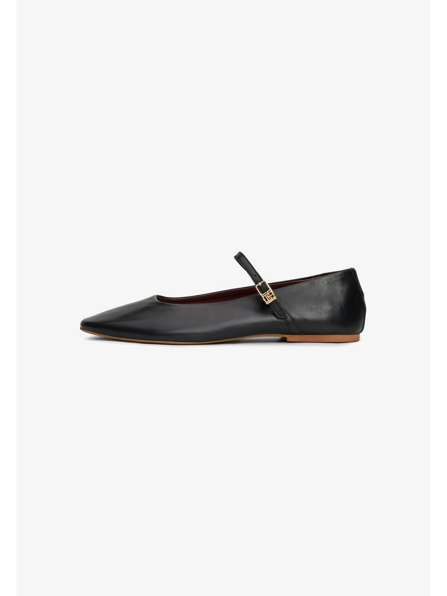 

Балетки женские Tommy Hilfiger TO111A1A7 черные 38 EU, Черный, TO111A1A7
