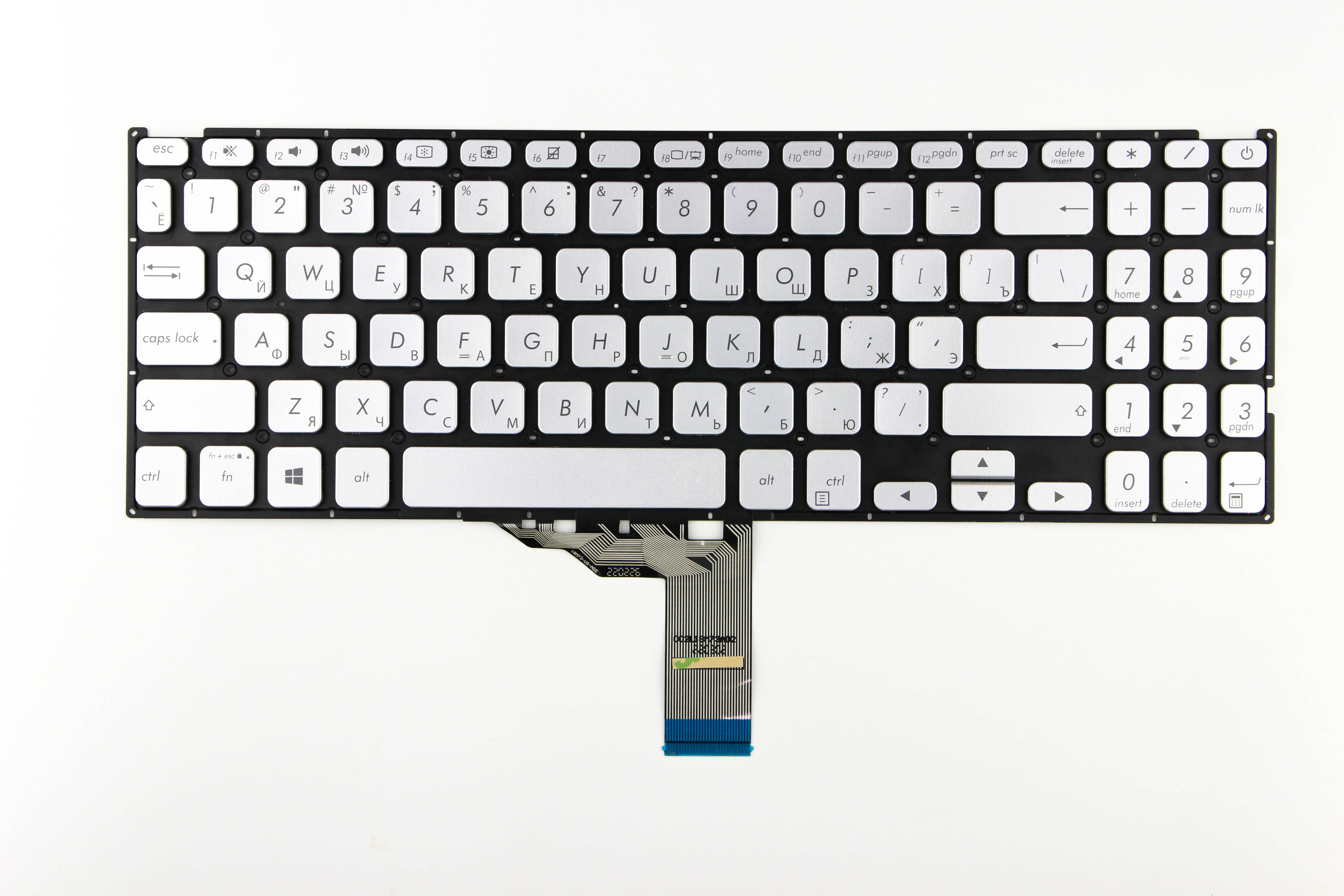 

Клавиатура для ноутбука Asus X512DA F512DA Silver (25617)