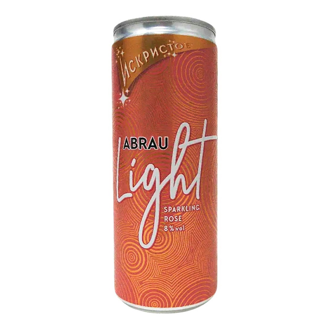 

Винный напиток игристый Abrau Light розовый полусладкий 8% 0,25 л Россия