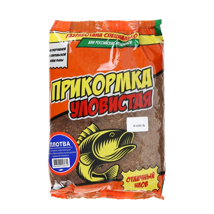 

Прикормка "УЛОВИСТАЯ", плотва, ваниль, 800г, Коричневый