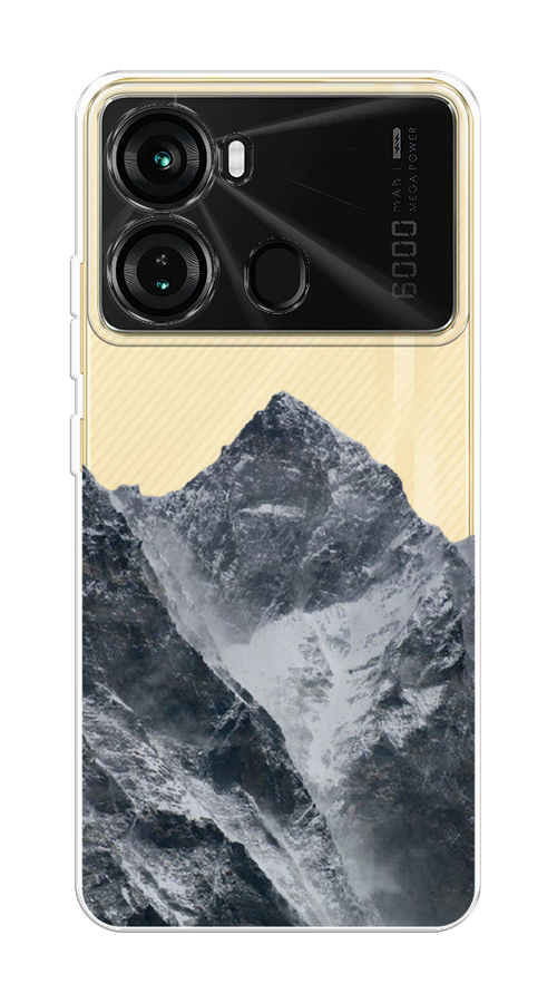 

Чехол на Itel P40 "Горы арт 4", Серый;бежевый, 3201350-1