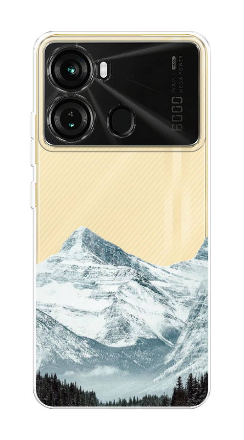 

Чехол на Itel P40 "Горы арт 1", Белый;зеленый, 3201350-1