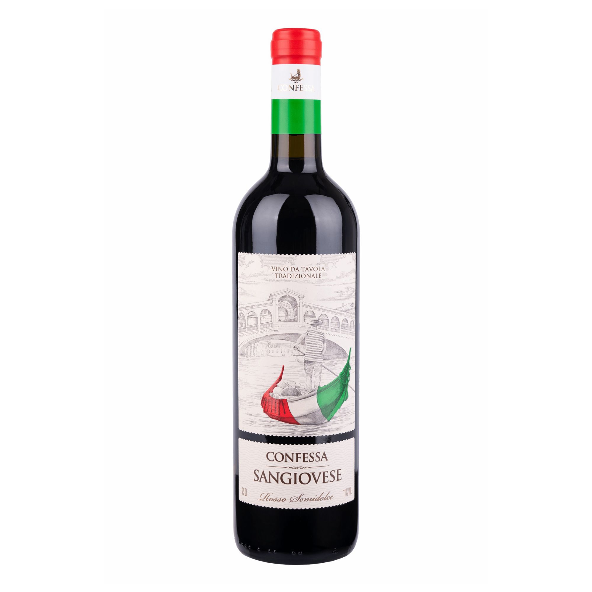 

Вино Confessa Sangiovese красное полусладкое 11% 0,75 л