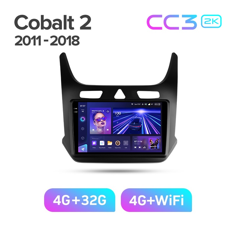 Магнитола TEYES CHEVROLET COBALT 2011-2018 г CC3 2K 432ГБ 3899000₽