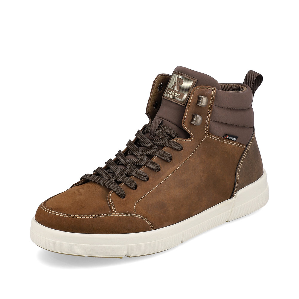 

Кеды мужские Rieker 07100-00 коричневые 46 RU, Коричневый, 07100-00