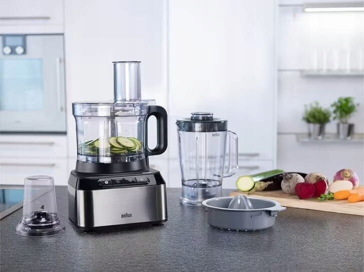 

Кухонный комбайн Braun FP3233SI серебристый, FP3233SI