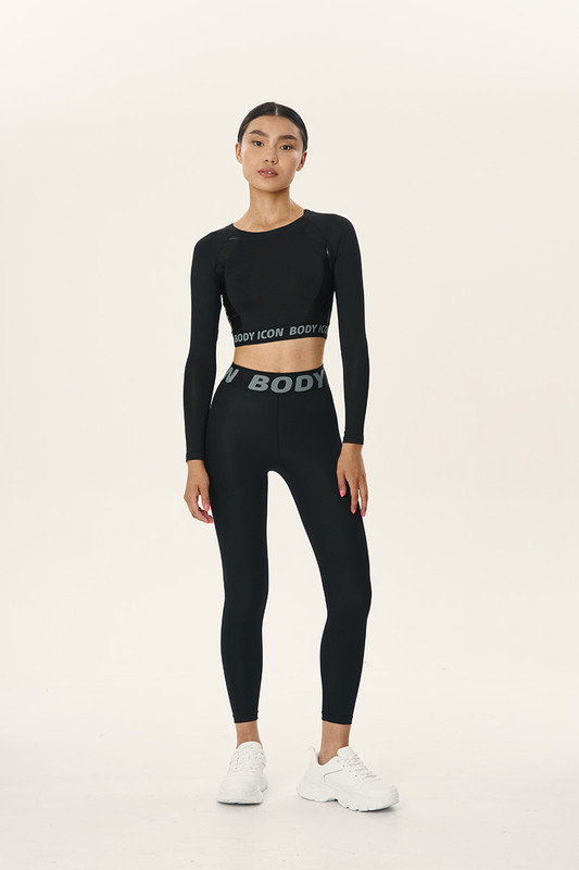Лонгслив женский BODY ICON RS-4004 черный XL