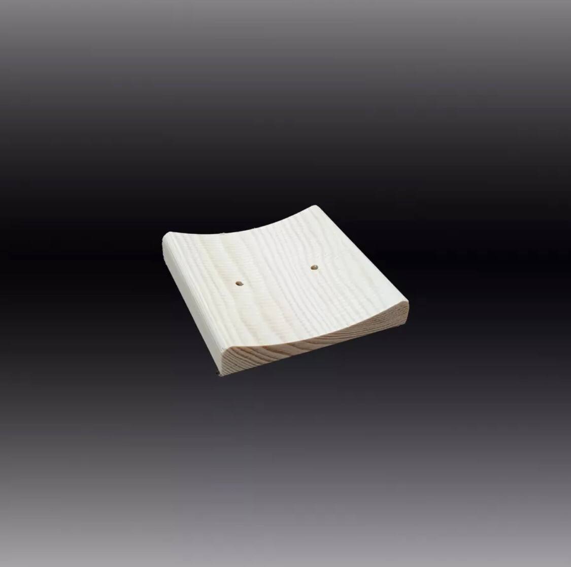 

Накладка на бревно одноместная, 10x2x10 см, сосна, 1 шт, 32001093, Накладка на бревно
